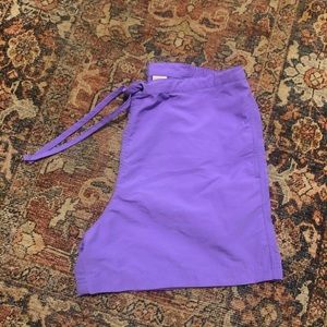 Women’s Medium L.L. Bean Purple Swim Shorts
